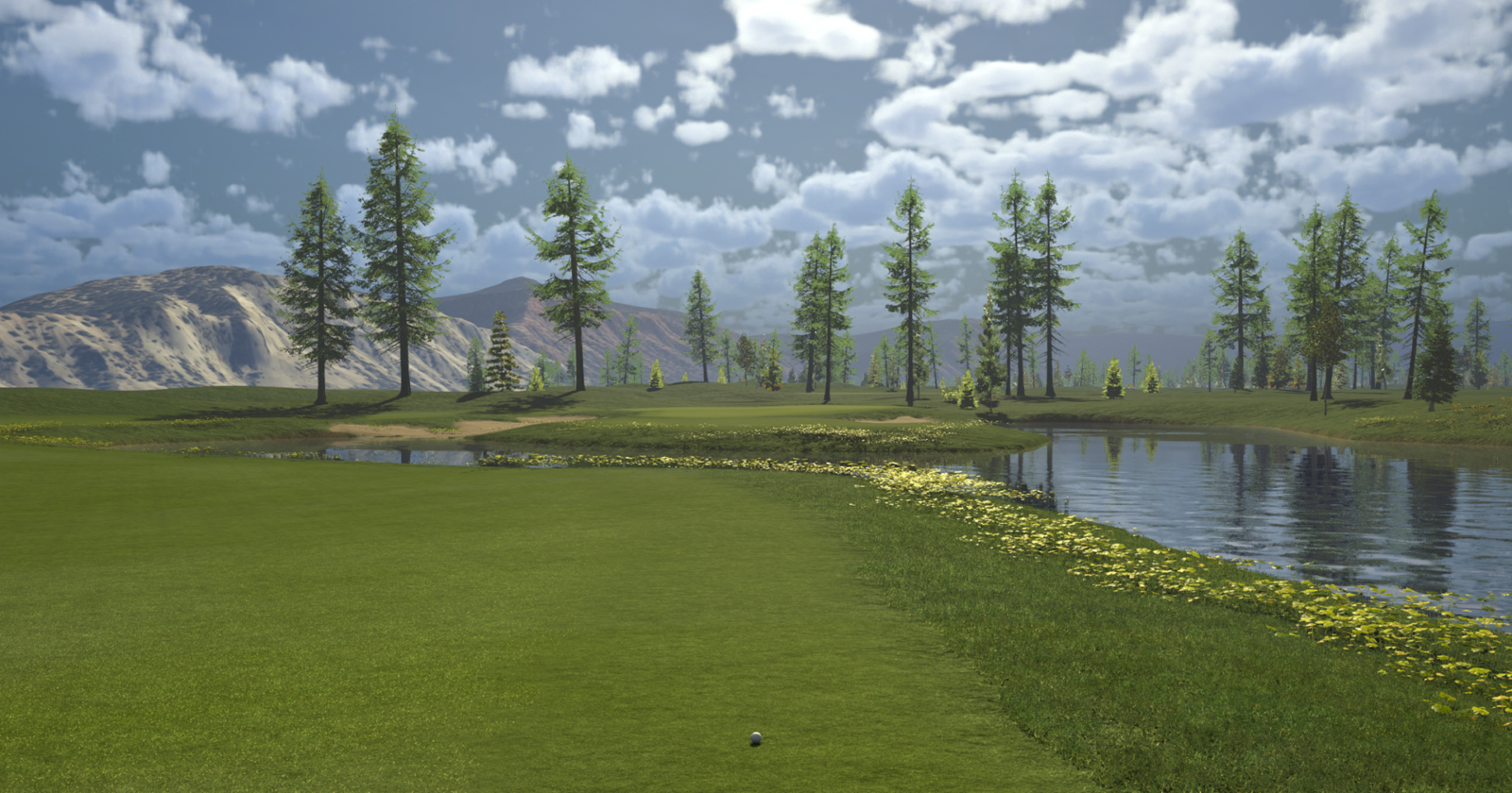 E6 virtual golf course library